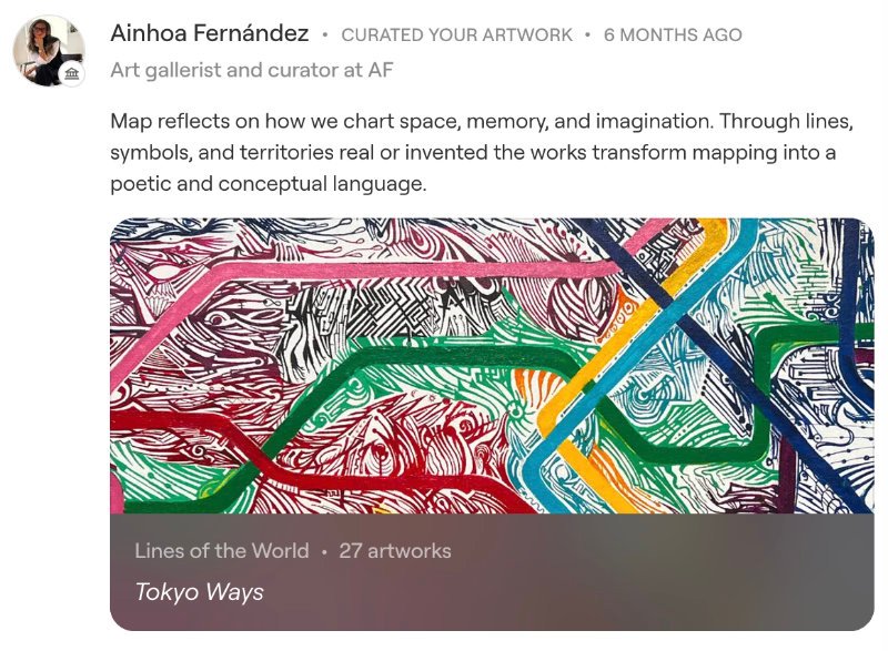 ‘Tokyo Ways’ in the Curated Collection ‘Lines of the World’ by Ainhoa Fernández, AF