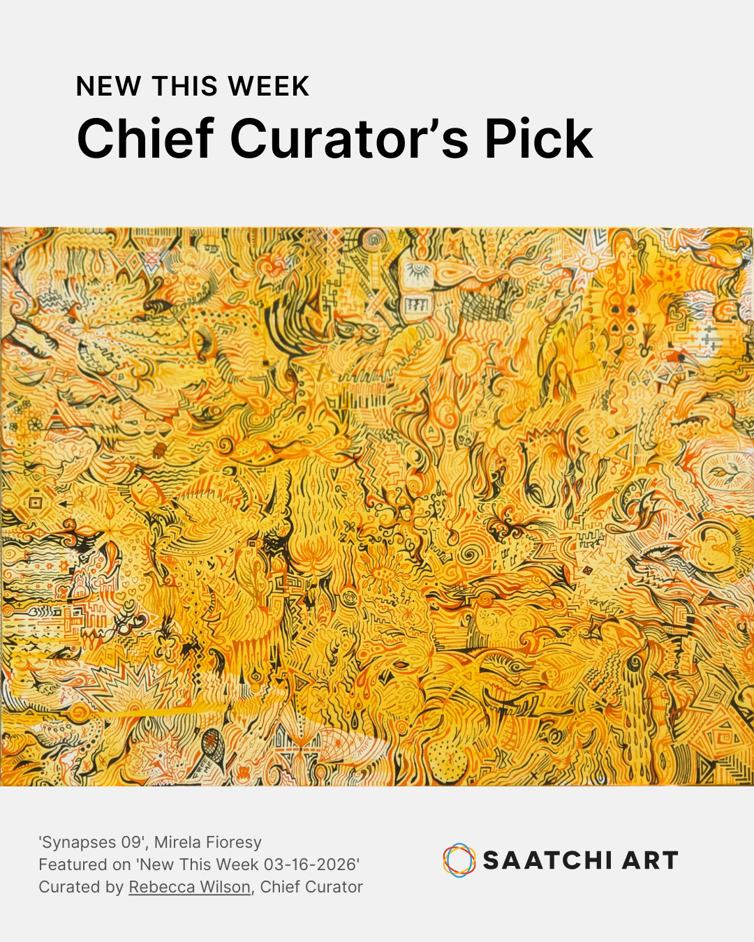 Synapses 09 in Saatchi Art’s Collection by Chief Curator Rebecca Wilson