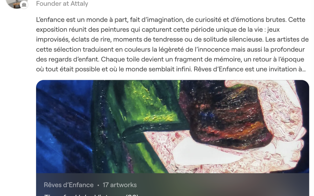 ‘Time for Help 2’ in Rêves d’Enfance Collection by Chaltiel Attali, Attaly, France