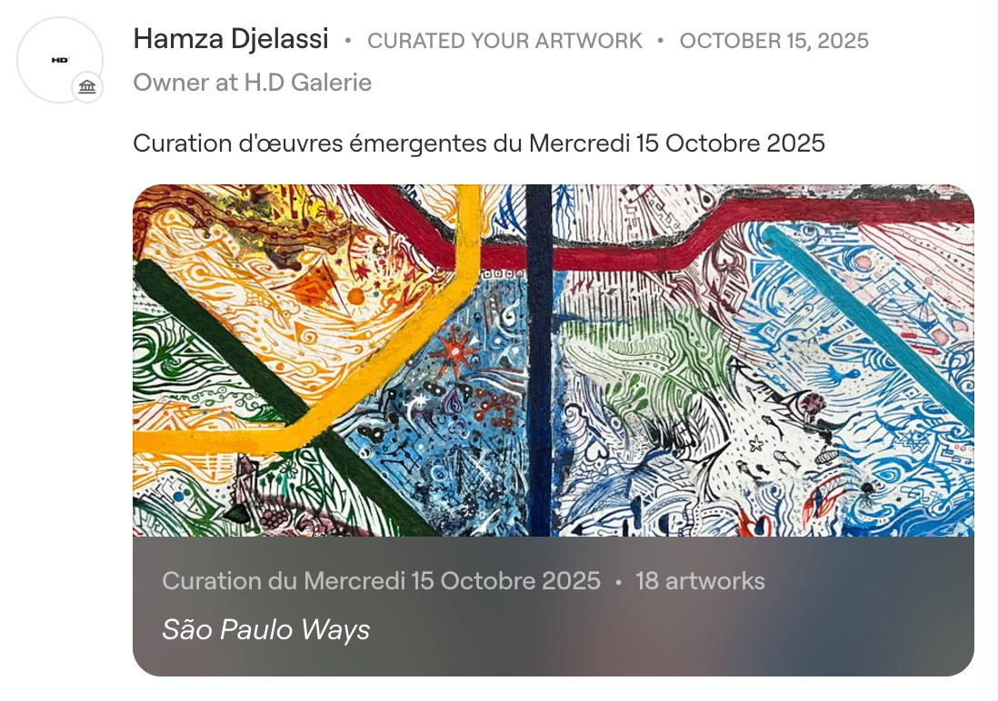 ‘São Paulo Ways’ in the Curated Collection by Hamza Djelassi, H.D. Gallery