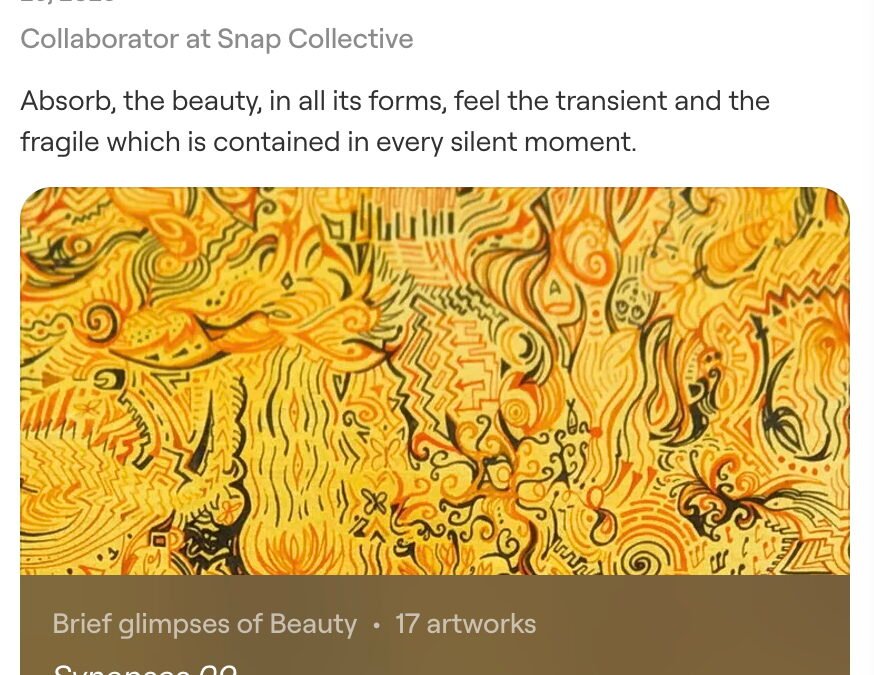 ‘Synapses 09’ in a curated collection by Anastasia Frantzeskou, Snap Collective, Barcelona-Spain