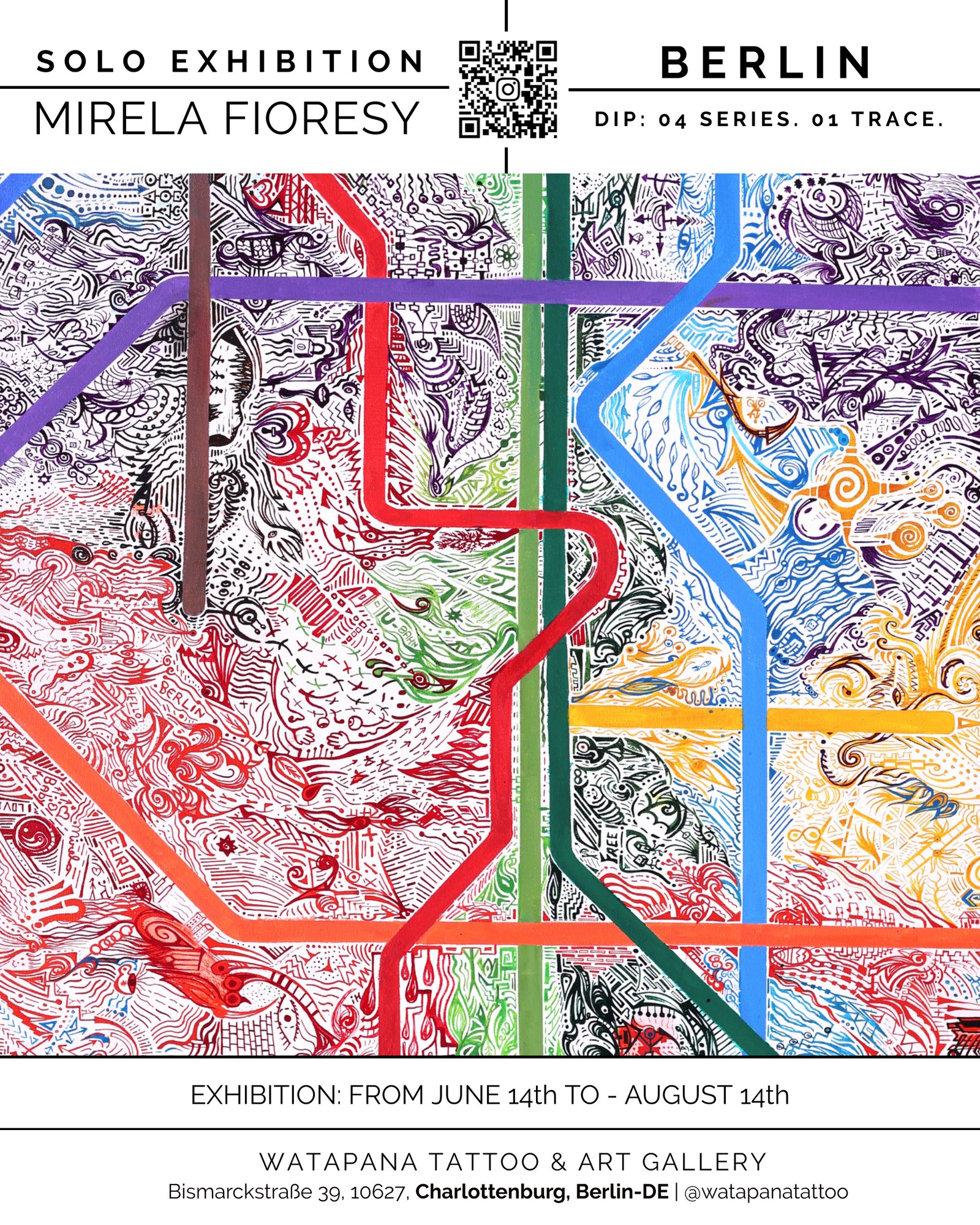 Mirela Fioresy’s Solo Exhibition at Berlin: DIP. 04 Series, One Trace